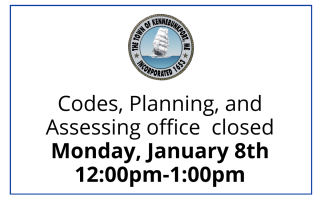codes and planning closed