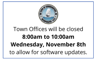 town offices closed trio
